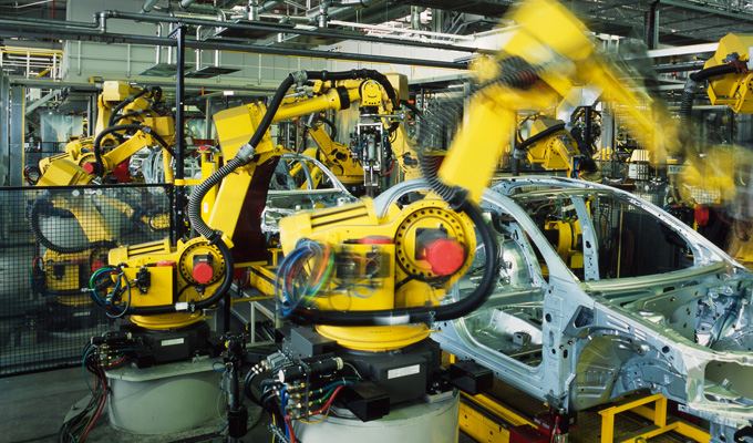 Wycena maszyn i urządzeń - oferta dla Przemysłu, zdjęcie fabryki samochodowej